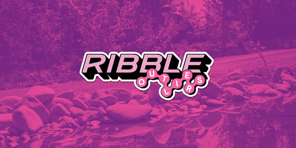 Ribble Outdoors logo with a purple overlay on a nature background