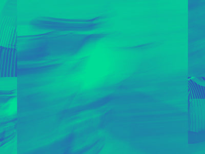Gradient background transitioning from blue to green